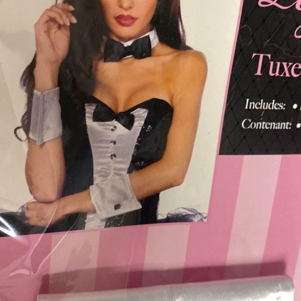 3 pc Tuxedo Costume Accessory Kit - Picture 2 of 3